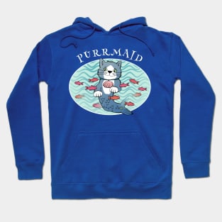 Purrmaid Mermaid Cat Hoodie